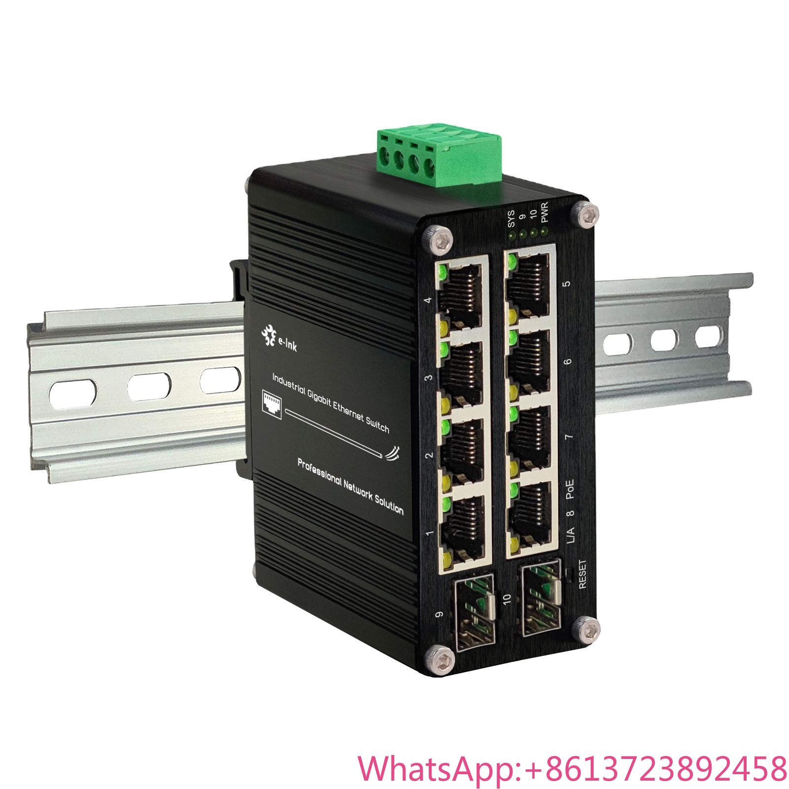 Managed Gigabit Poe Switch 8 Port 802.3At - Commutateur PoE géré 8 ports 10/100/1000T