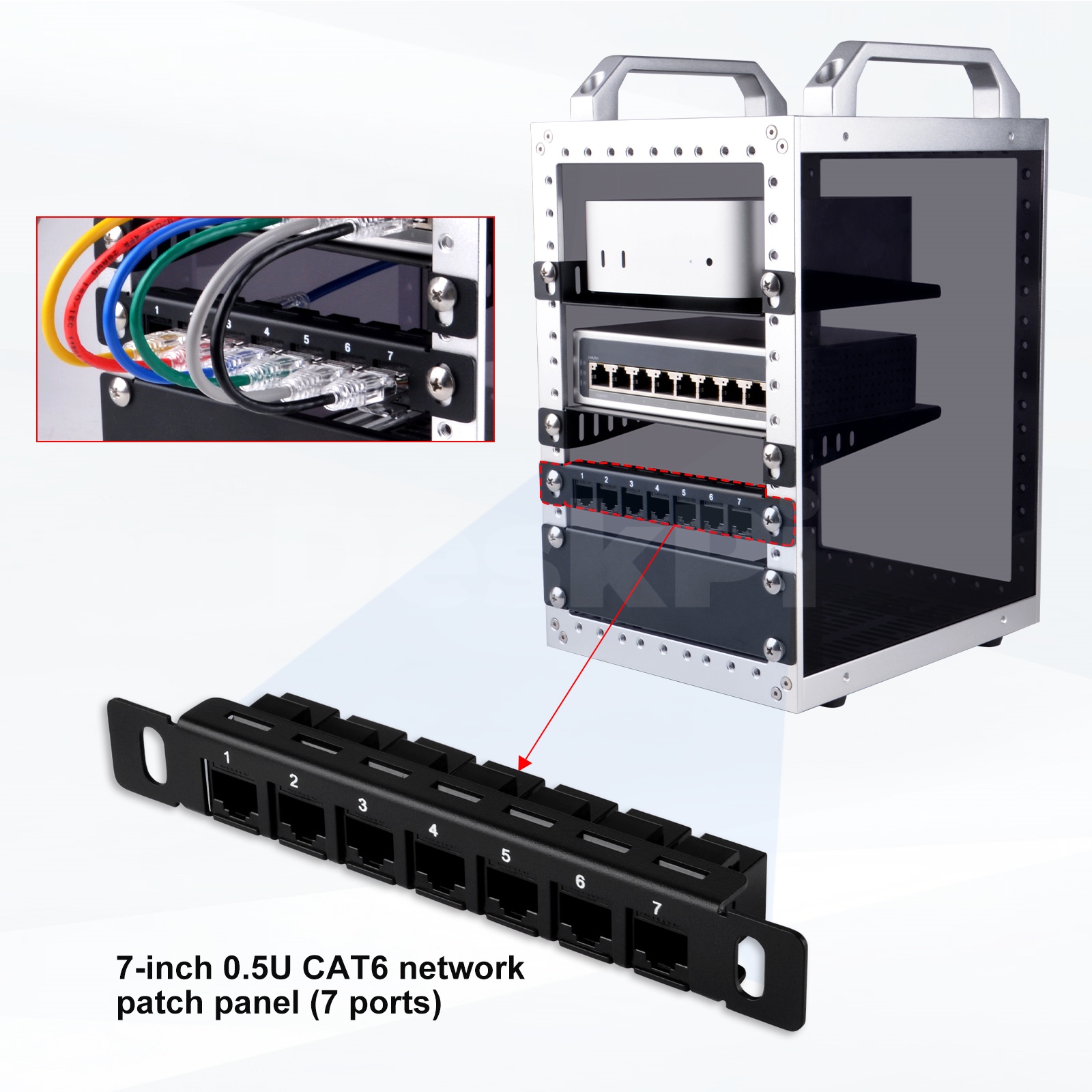 Panneau de brassage réseau CAT - Deskpi Super6C avis et prix
