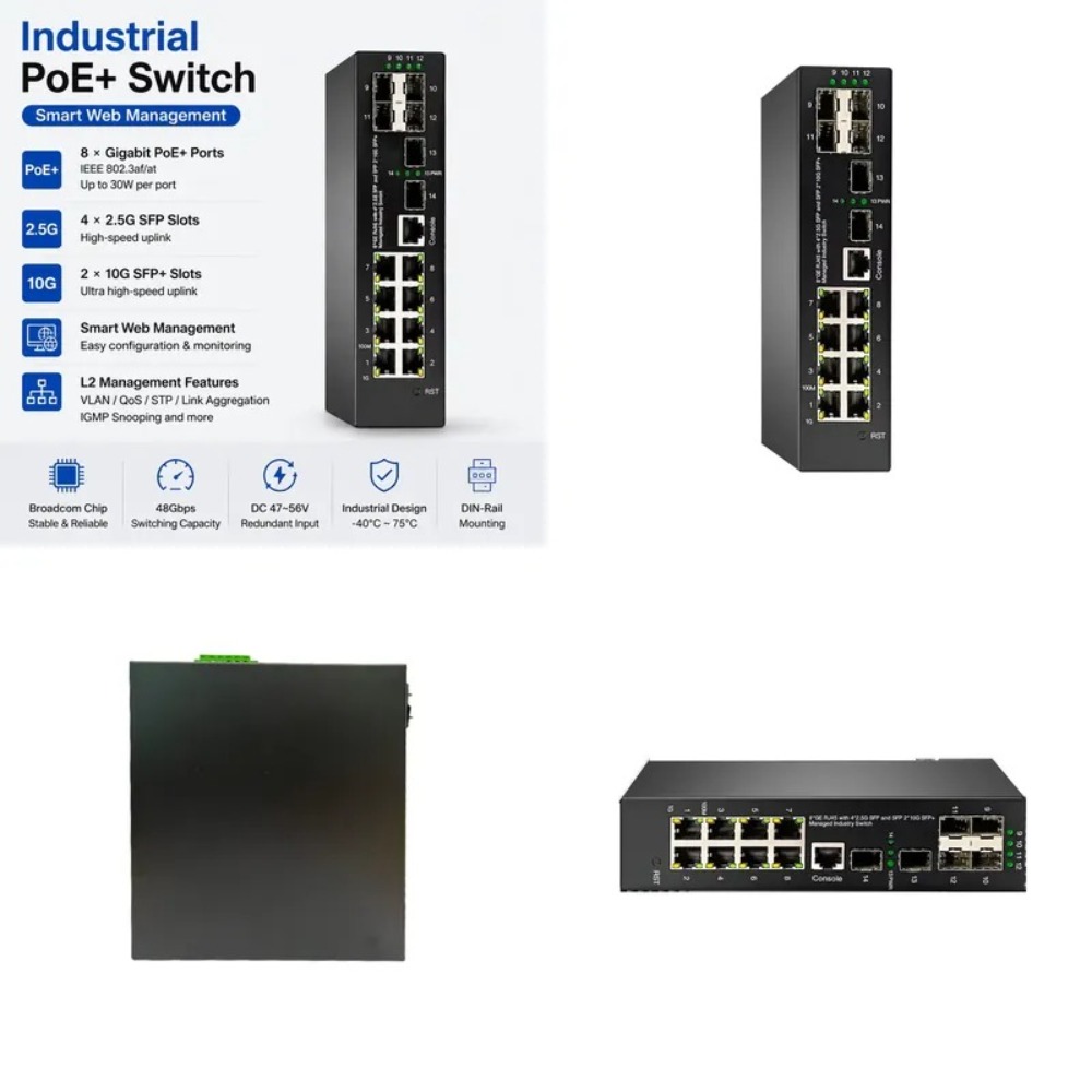 Switch PoE géré 10G de qualité - Sfp+ 10G Managed Switch 8 Port avis et prix
